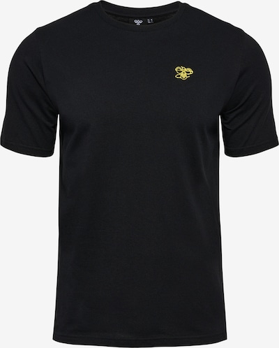Hummel Functioneel shirt in de kleur Geel / Zwart / Wit, Productweergave