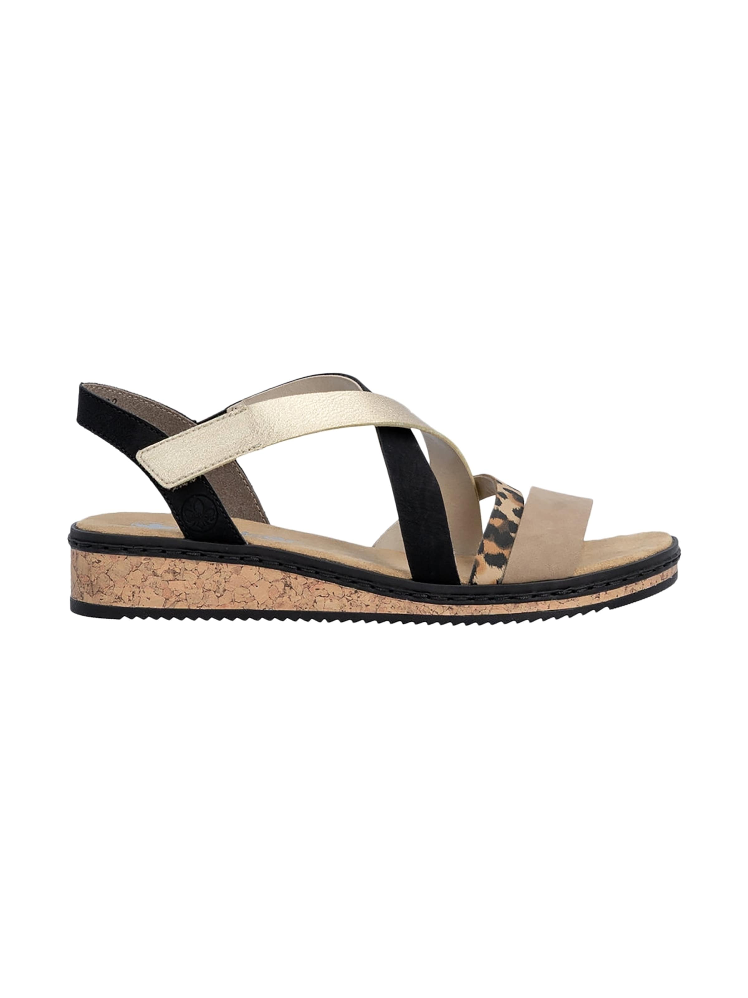 Sandalo di Rieker in nero