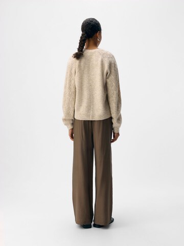 Cardigan 'OBJFlora' OBJECT en blanc