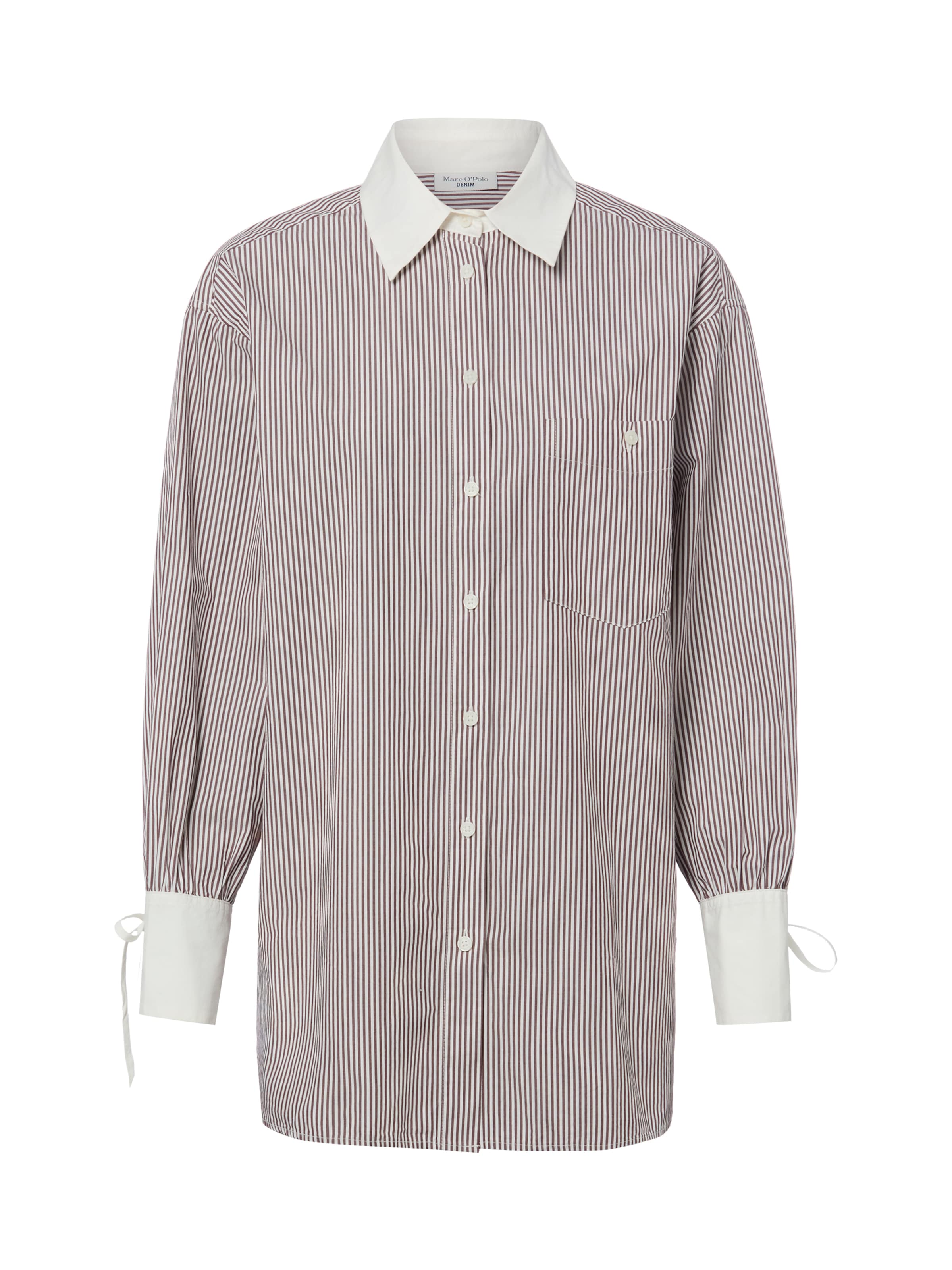 Marc O'Polo DENIM Blouse in Brown: front