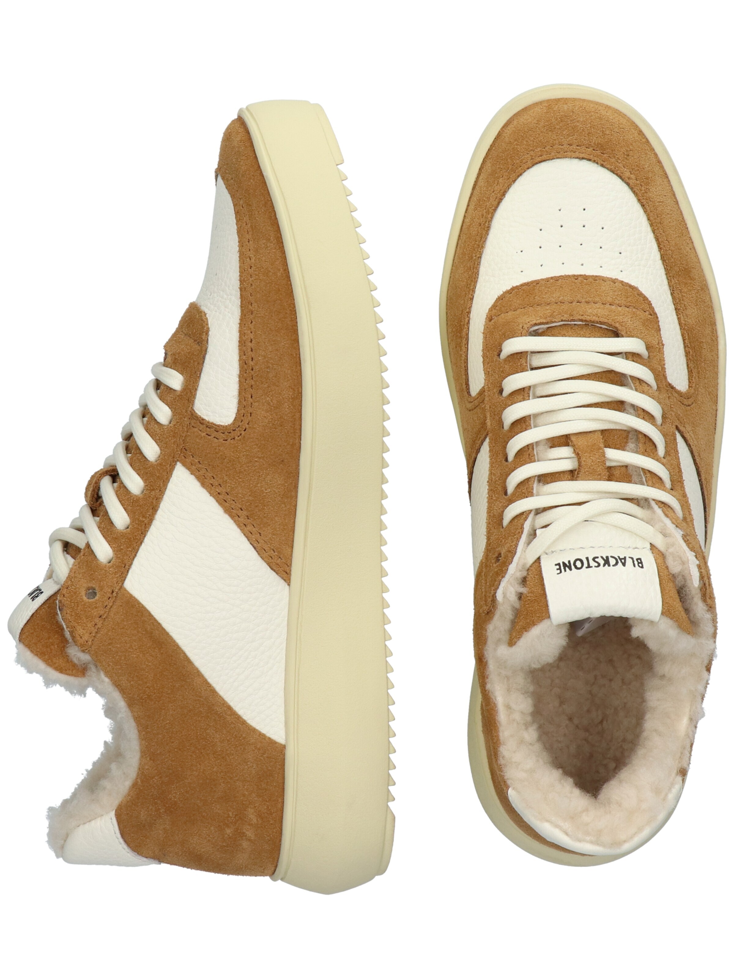 BLACKSTONE Sneakers laag 'HITTY' in Bruin