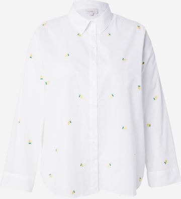 ONLY Carmakoma Blouse 'CARNEW LINA GRACE' in White: front