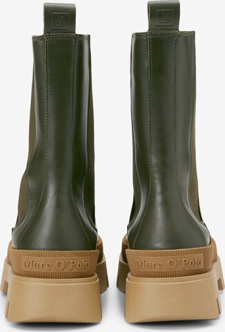 Marc O'Polo Chelsea boots in Groen