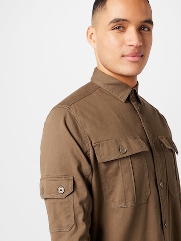 Whistler Regular fit Athletic Button Up Shirt 'Fallon' in Green