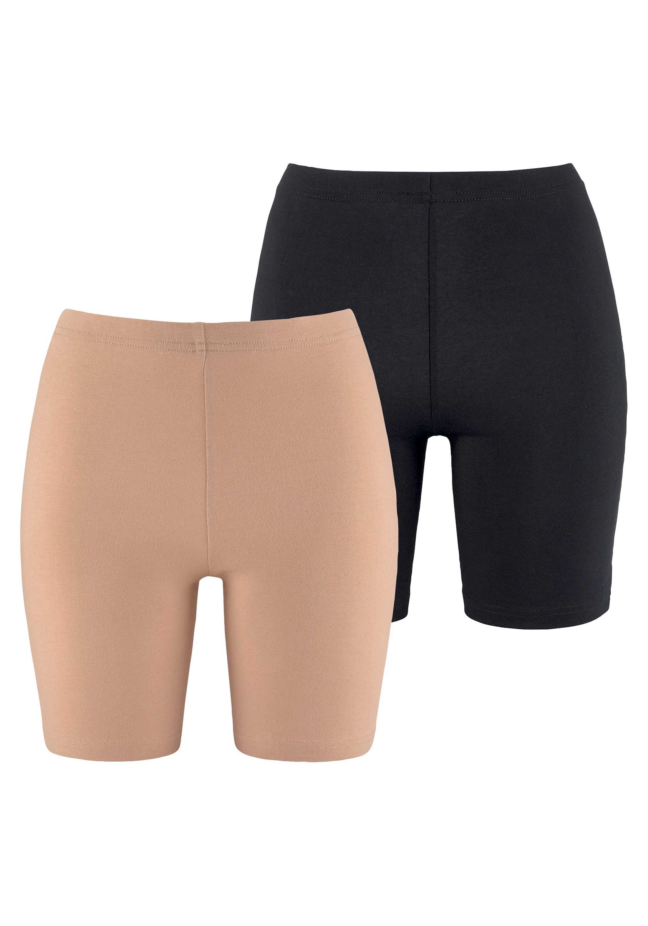 LASCANA - Pantalón moldeador en beige: frente