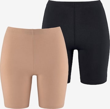 LASCANA - Pantalón moldeador en beige: frente