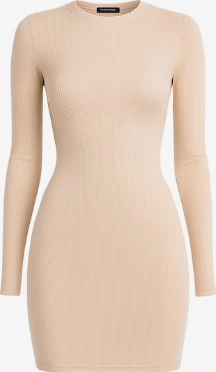 PANTHEROAR Pletena obleka 'Essential Dress' v velikosti XS-S | nude barva, Prikaz izdelka