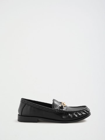 Mocassino di love & roses in nero