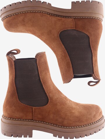 D.MoRo Shoes Chelsea Boots 'MONOSK' in Brown