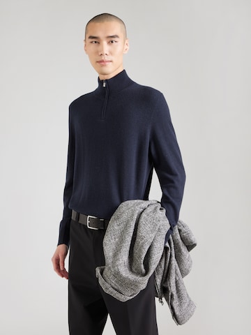 BOSS Pulóver 'H-Hemarlo' - kék: elől