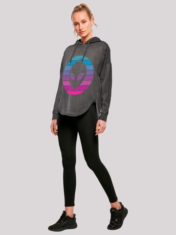 F4NT4STIC Sweatshirt 'Alien Kopf' in Grey