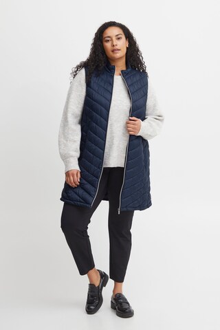 Gilet di Fransa Curve in blu