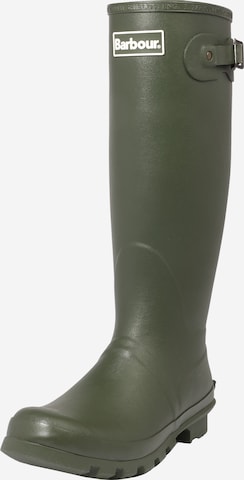 Barbour - Bota de borracha 'Bede' em verde: frente