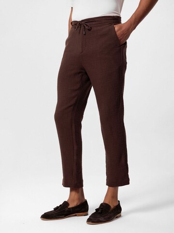 Tapered Pantaloni di Antioch in marrone