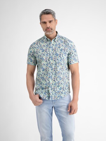LERROS Regular fit Button Up Shirt in White: front