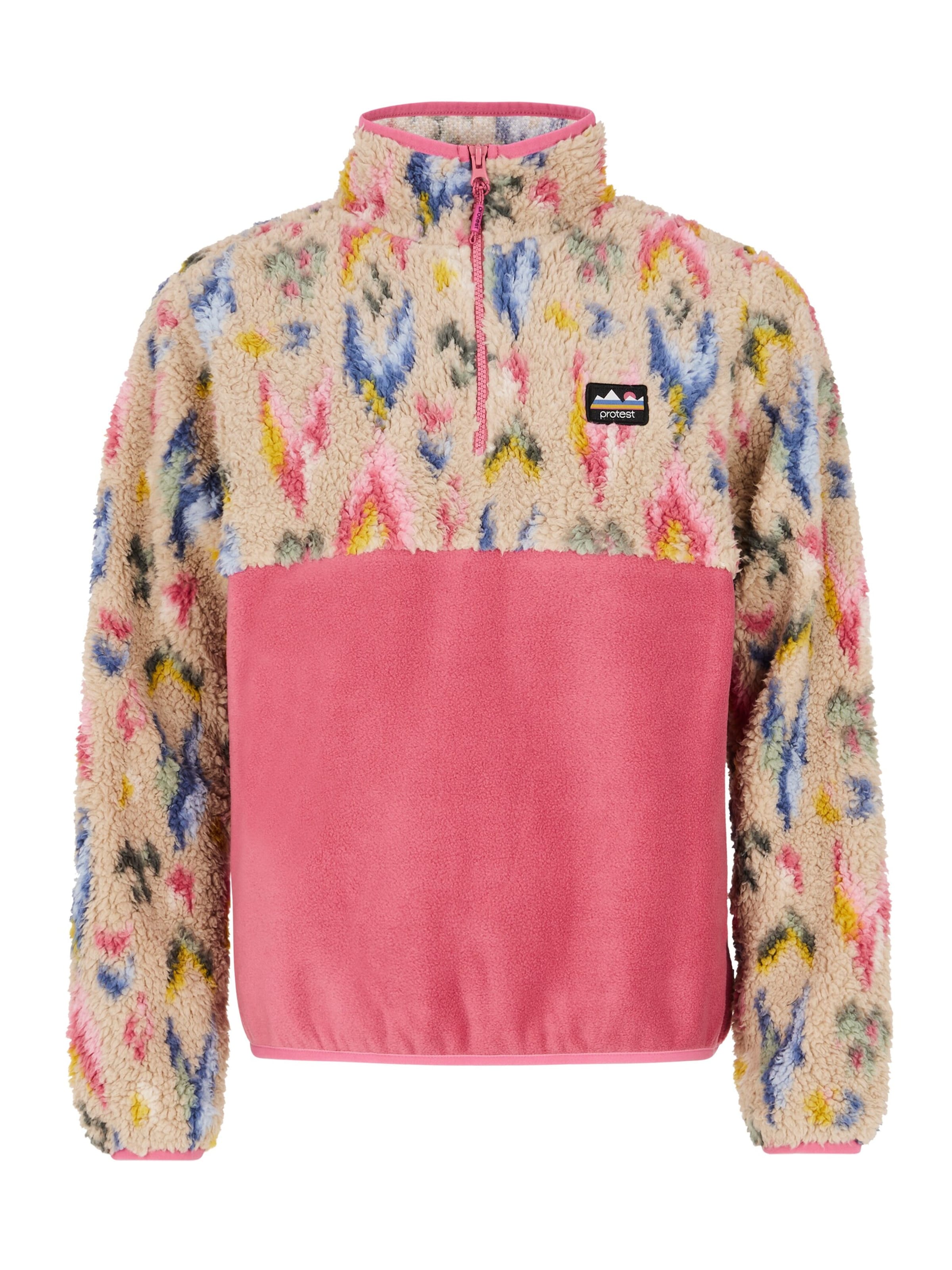 PROTEST Sportief sweatshirt 'PRTSUMI' in Wit: voorkant