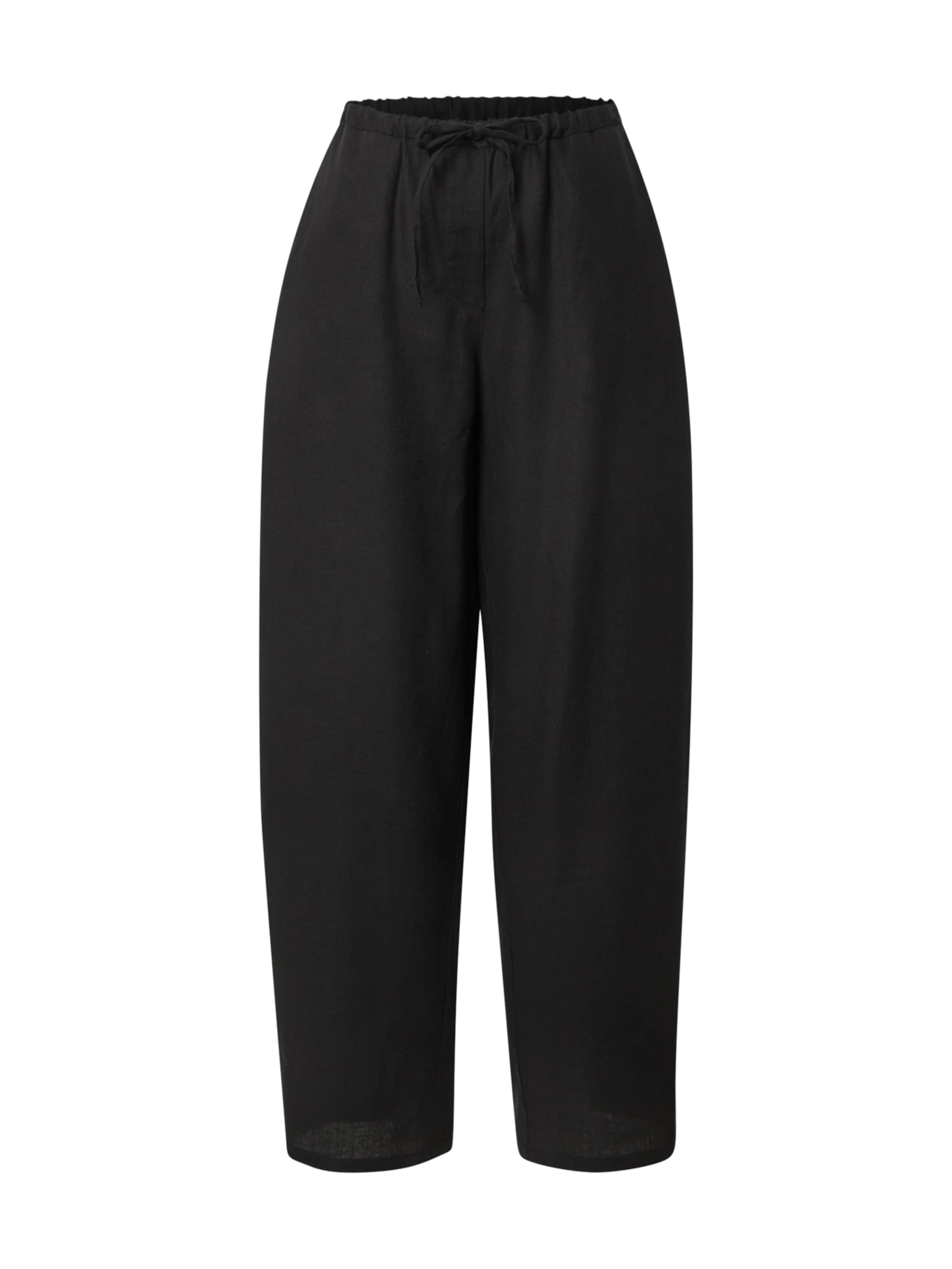 EDITED Regular Pants 'Valerie' in Black: front