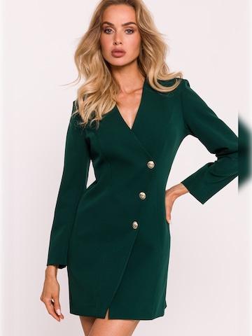 made of emotion - Vestido en verde: frente