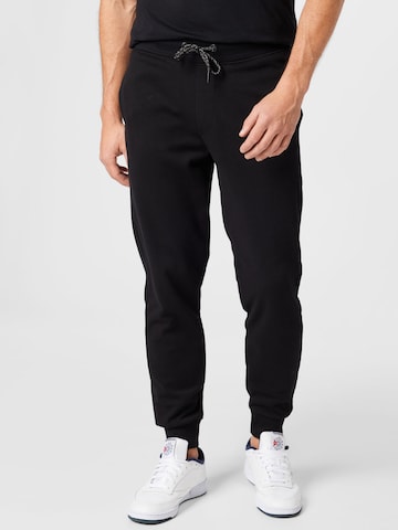 Effilé Pantalon Petrol Industries en noir : devant