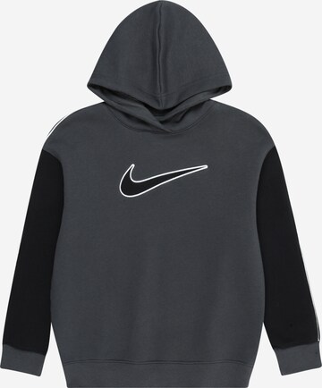 Nike Sportswear Суичър в сиво: отпред