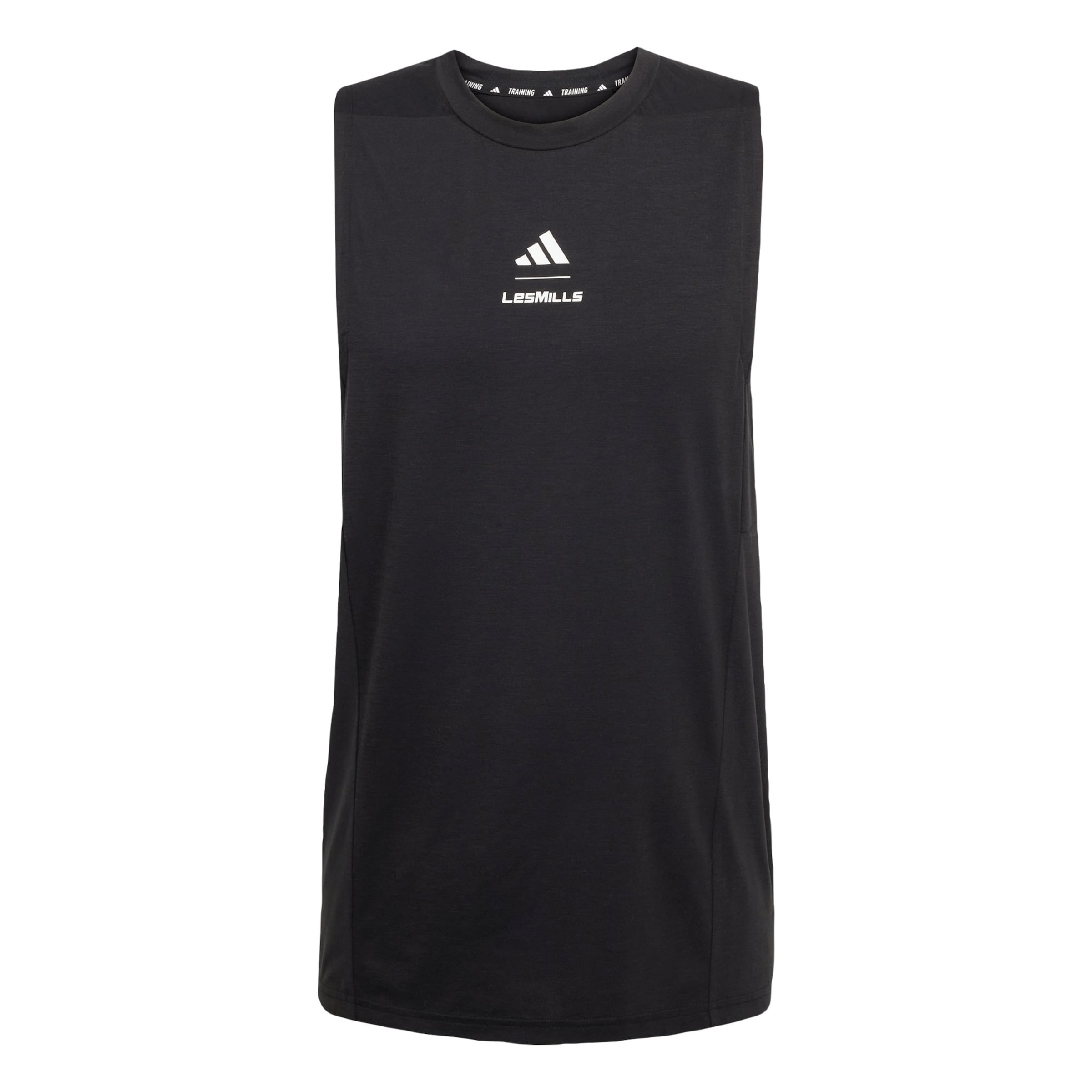 ADIDAS PERFORMANCE - Camiseta funcional 'Les Mills' en negro: frente