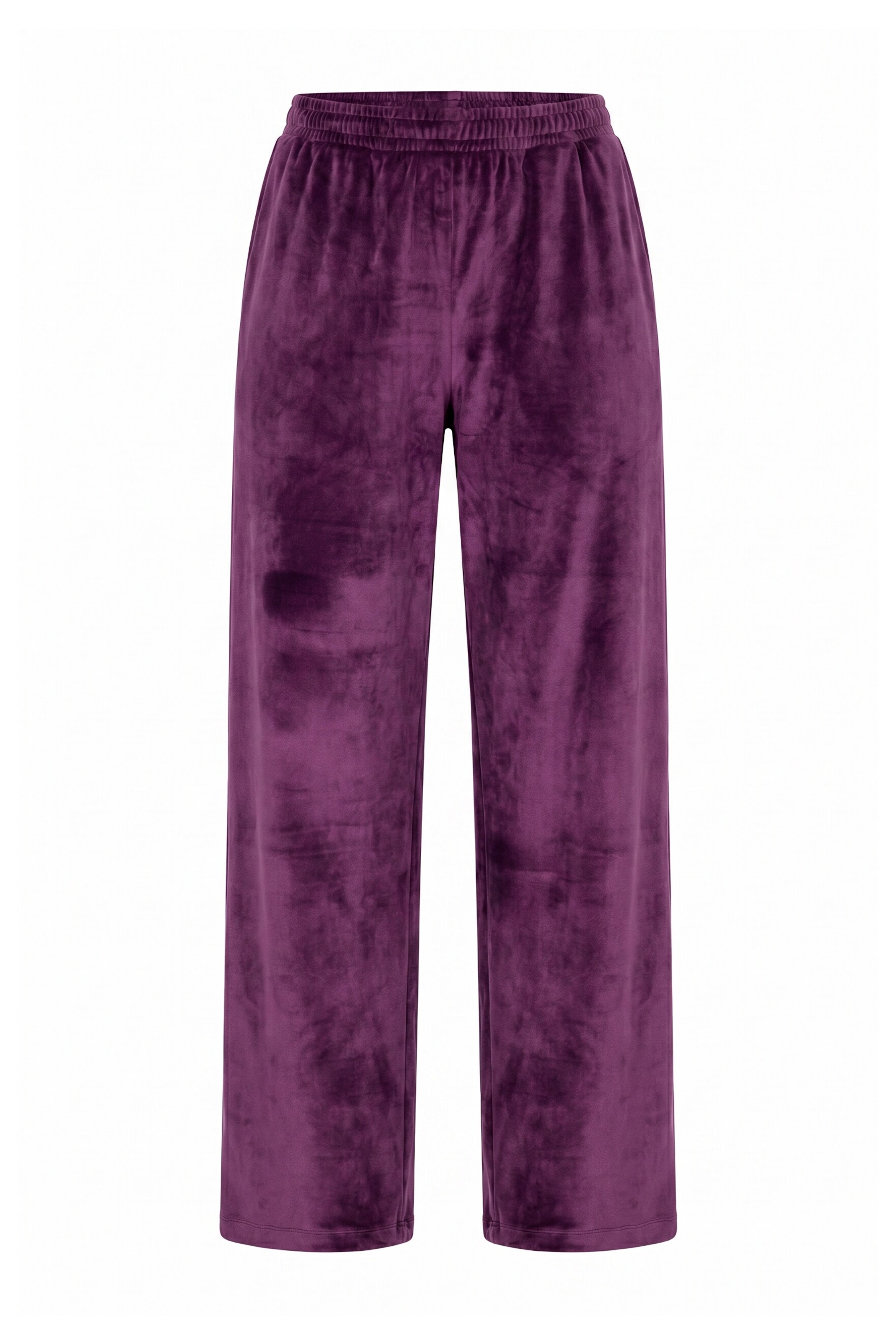 Ulla Popken Pyjamahose in M-L in lila, Produktansicht