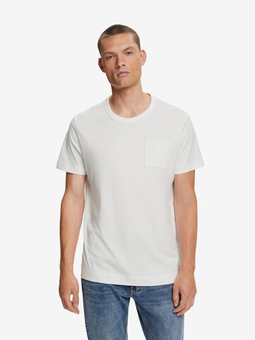 T-Shirt ESPRIT en blanc : devant