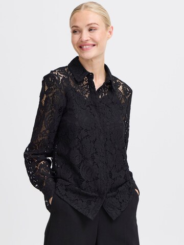 Camicia da donna 'GILACE' di b.young in nero: frontale