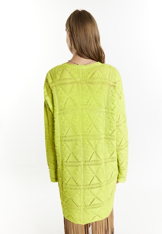 IZIA Knit cardigan 'Lomasi' in Yellow