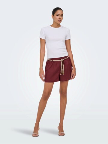 JDYLoosefit Hlače - crvena boja