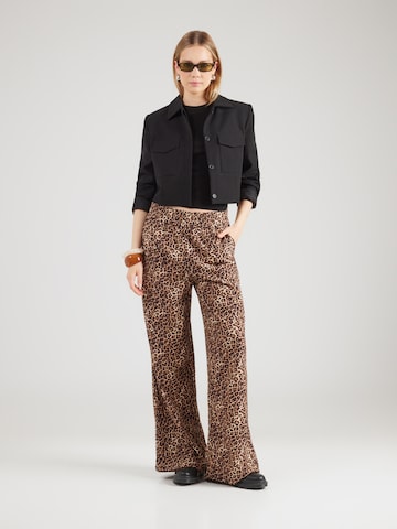 ABOUT YOU Широкий Штаны 'Elmira' в Черный