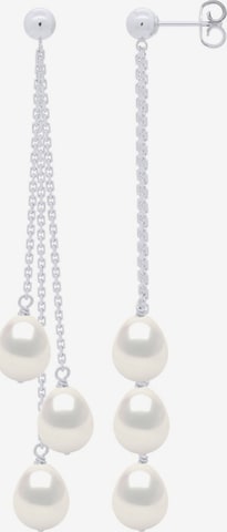 Ateliers Saint Germain - Brincos 'BAUMONT' em branco: frente