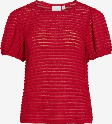 Camicia da donna 'VILogan' di VILA in rosso: frontale