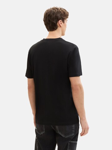 TOM TAILOR DENIM T-Shirt in Schwarz