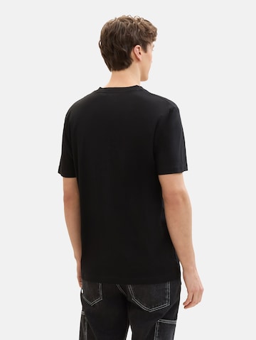 TOM TAILOR DENIM T-shirt i svart