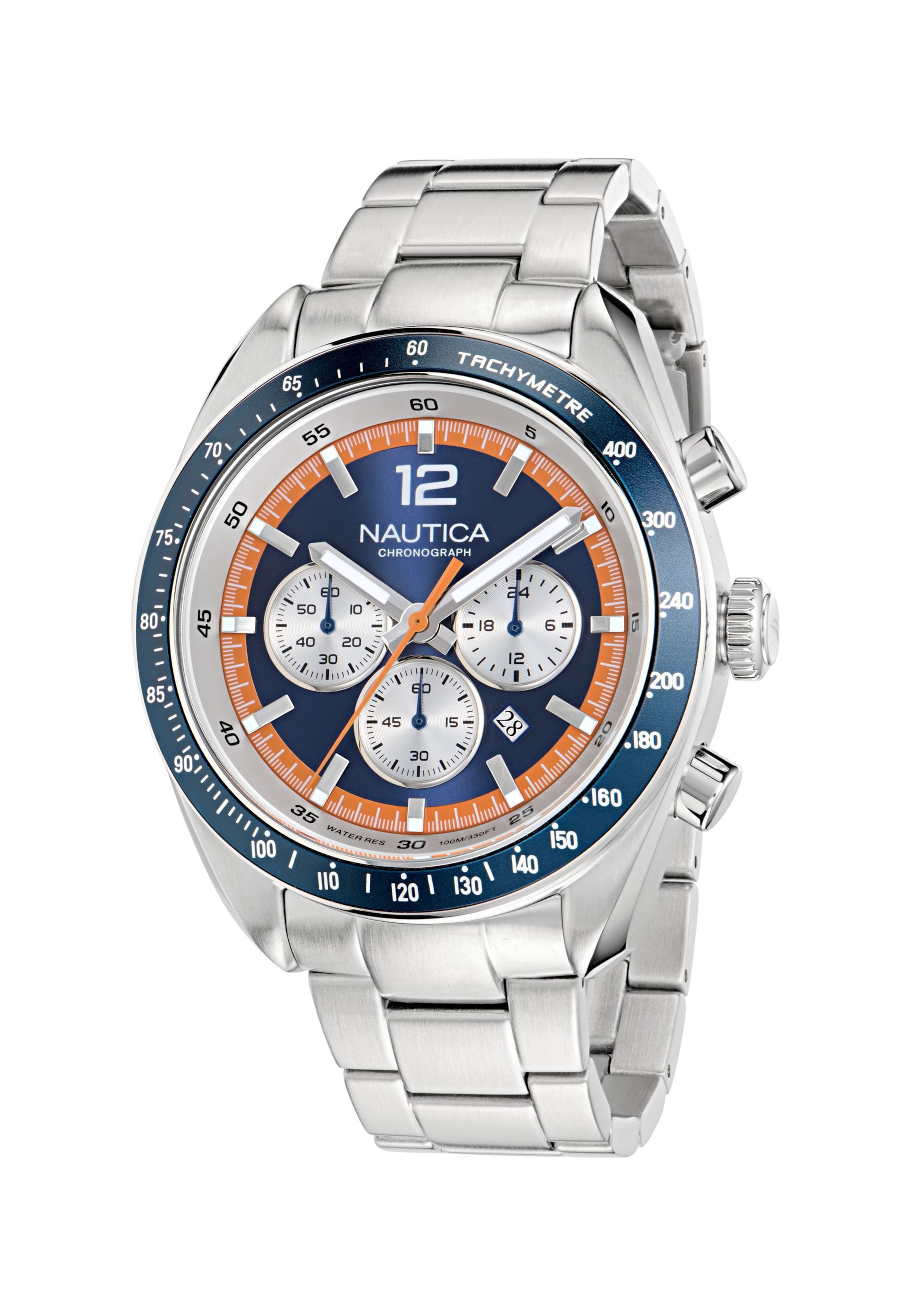Montre à affichage analogique NAUTICA en argent