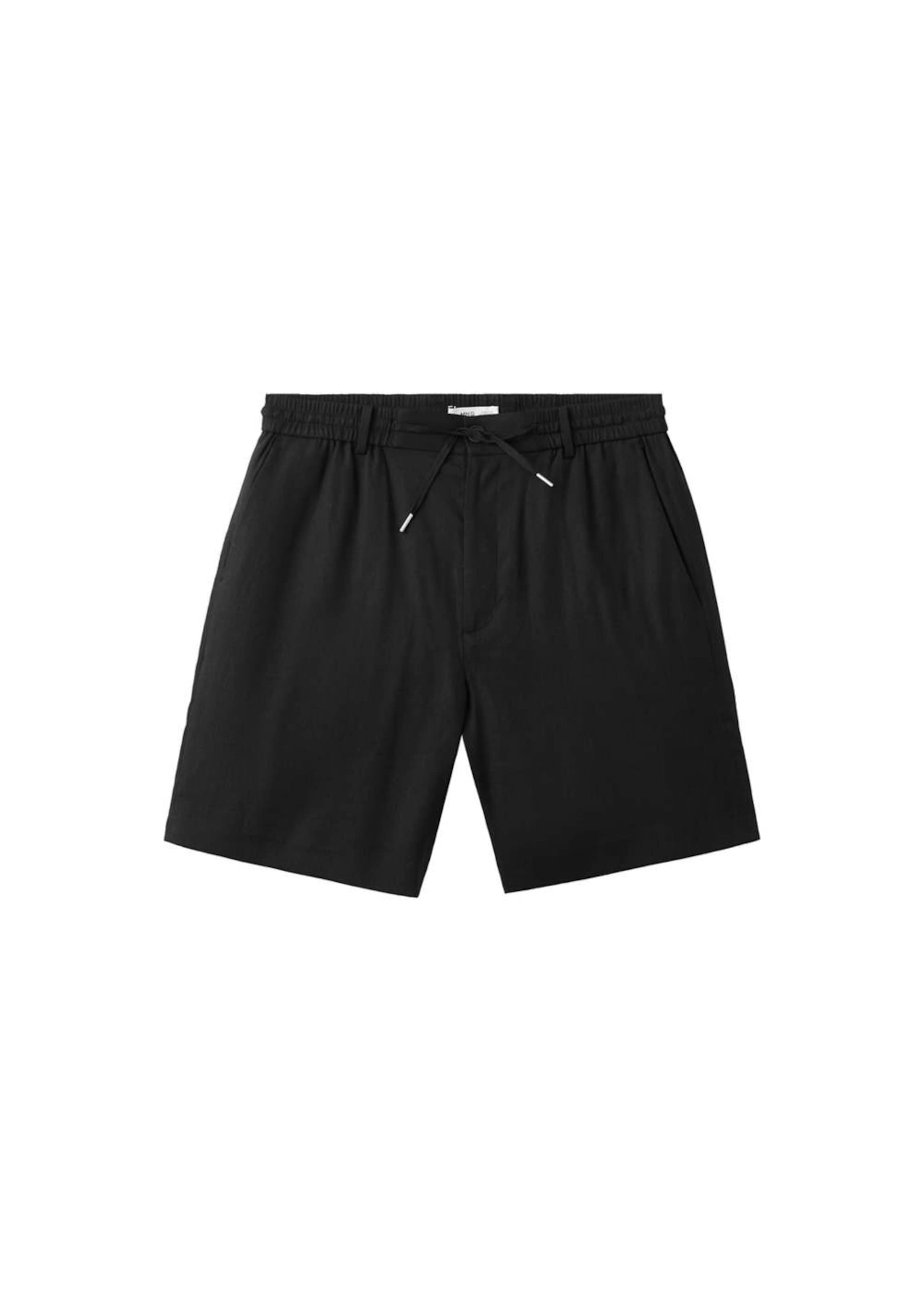 MANGO MAN Shorts 'Vitos' in Schwarz: Vorderseite