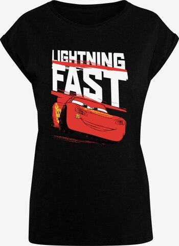ABSOLUTE CULT Shirt 'Cars - Lightning Fast' in Black: front