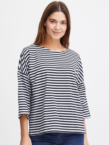 Fransa - Camisa ' SIVA ' em azul: frente