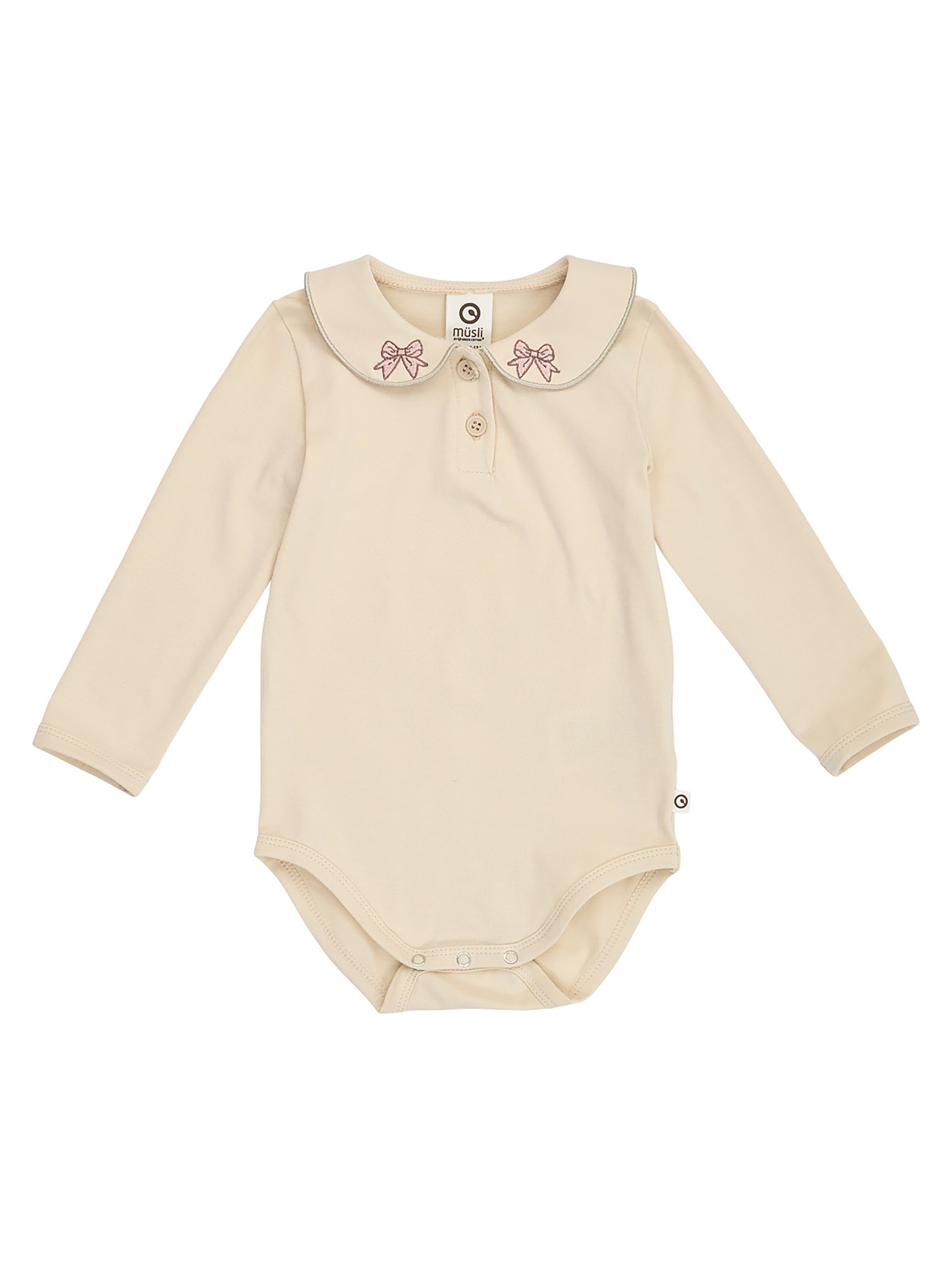 Müsli - Pijama entero/body en beige: frente