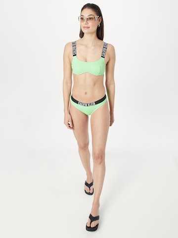 Calvin Klein Underwear - Bustier Top de bikini en verde
