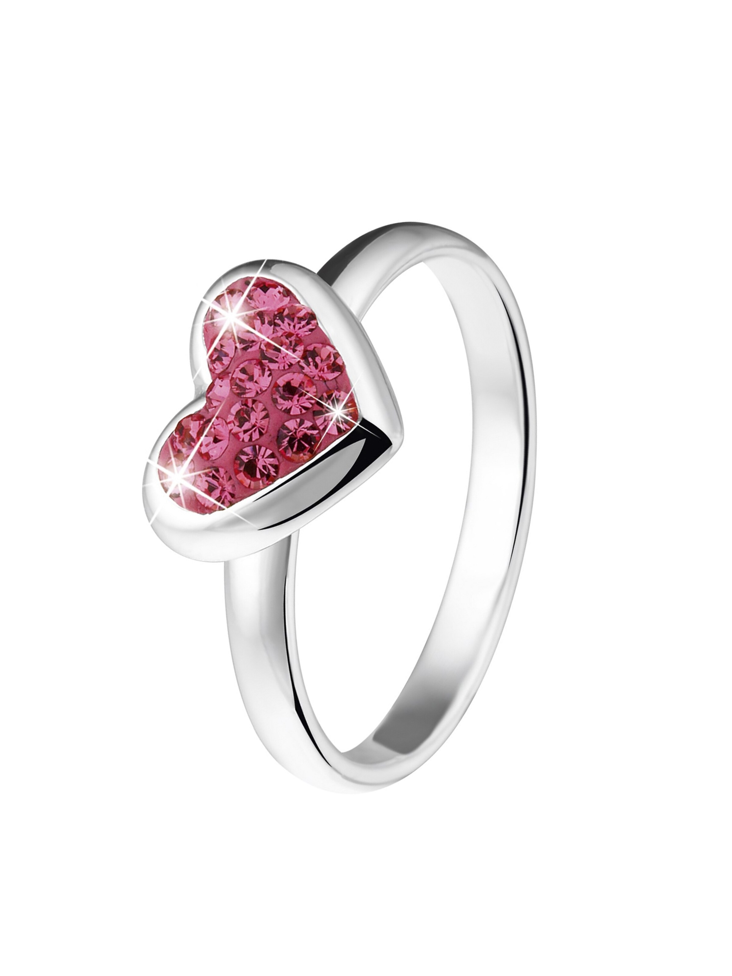 Lucardi Ring in Silber: Vorderseite