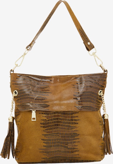 Usha Shoulder bag in Caramel / Dark brown, Item view