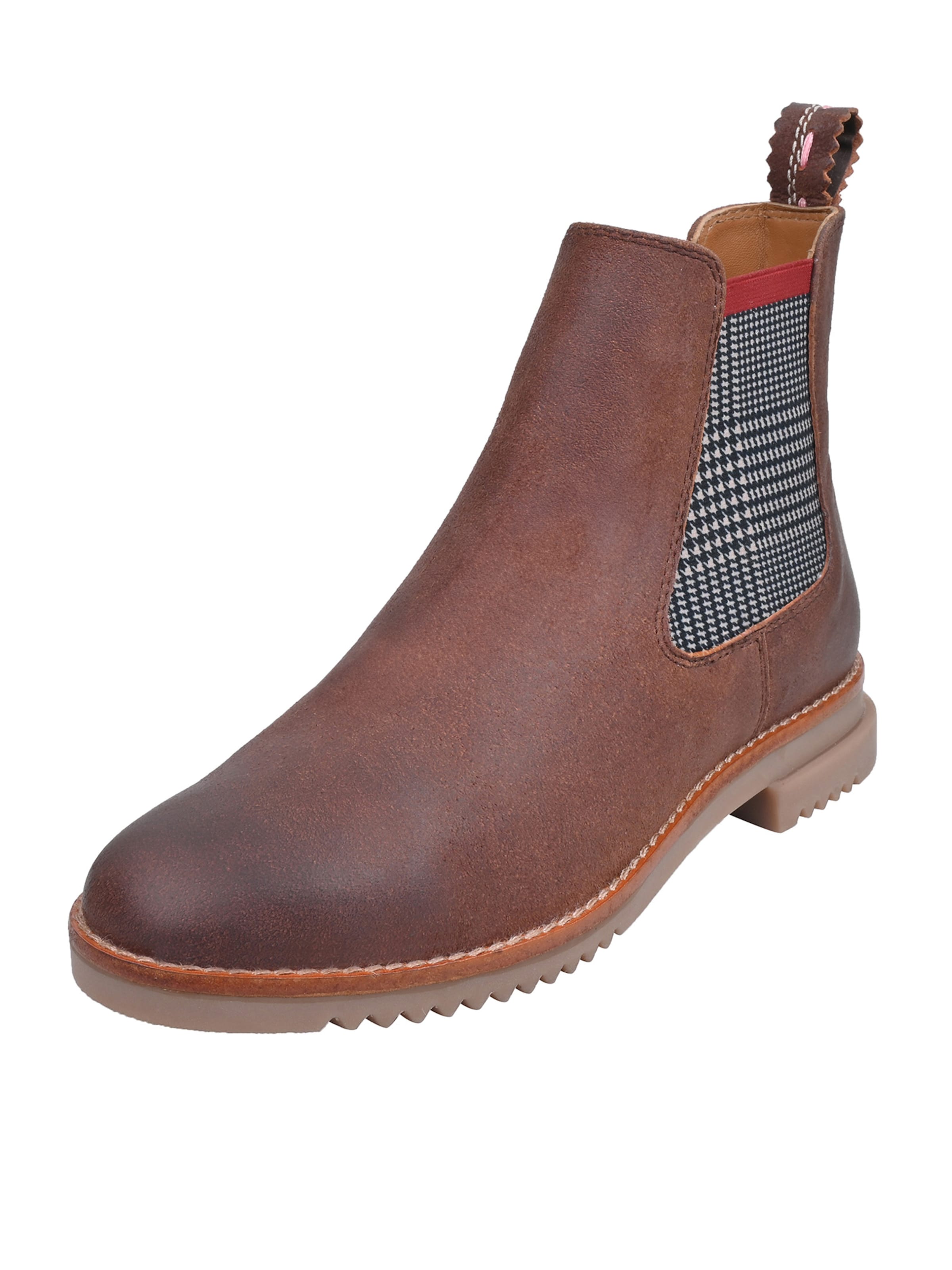 Crickit Chelsea Boot ' UNNA ' in Braun: Vorderseite