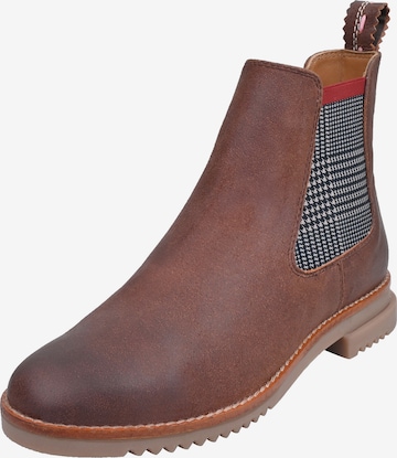 Crickit Chelsea Boot ' UNNA ' in Braun: Vorderseite