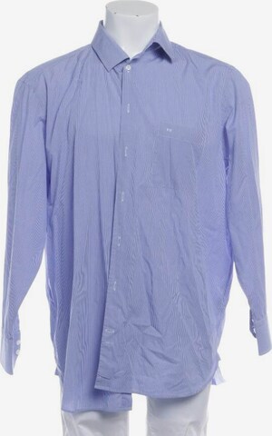 Van Laack Button Up Shirt in XS in Blue: front