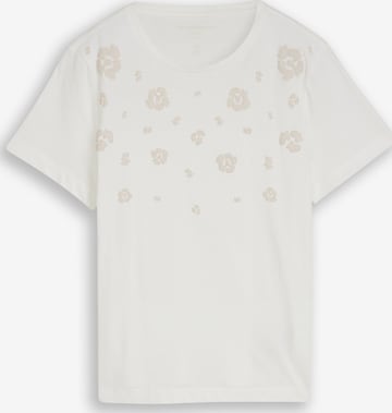 TOM TAILOR Shirt in Wit: voorkant