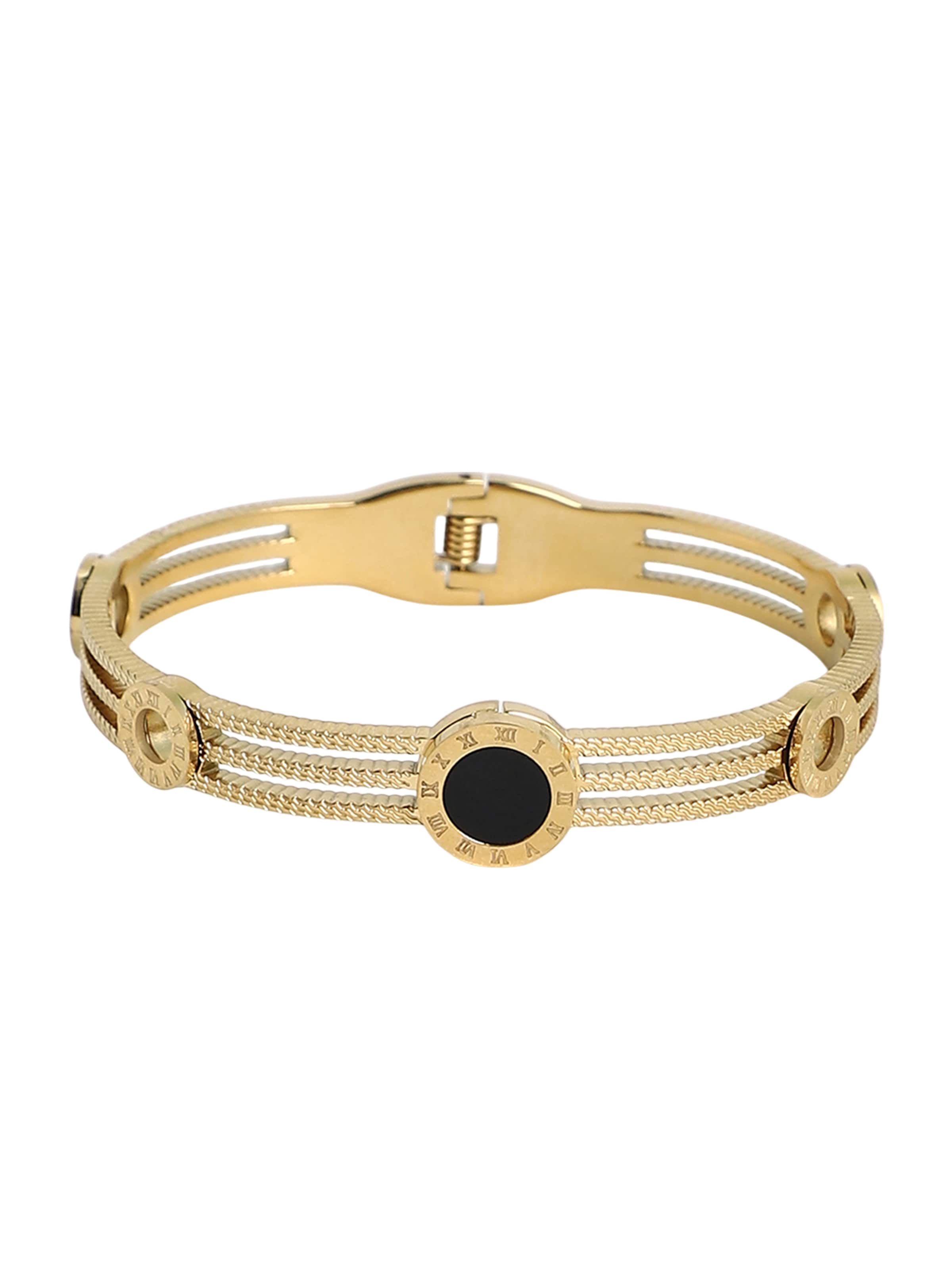 zelts SOHI Rokassprādze 'Zandra': no priekšpuses