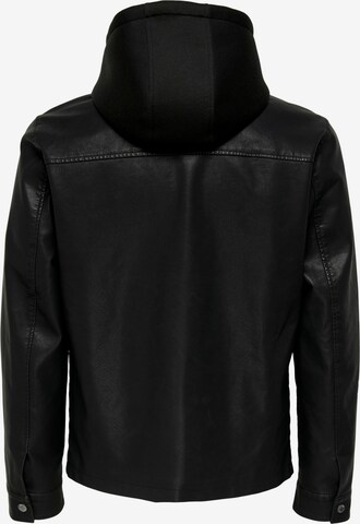 Veste mi-saison 'ANTONIO' Only & Sons en noir