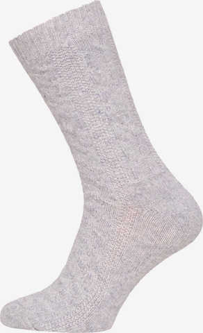 HomeOfSocks Socks 'HOS705' in Silver: front